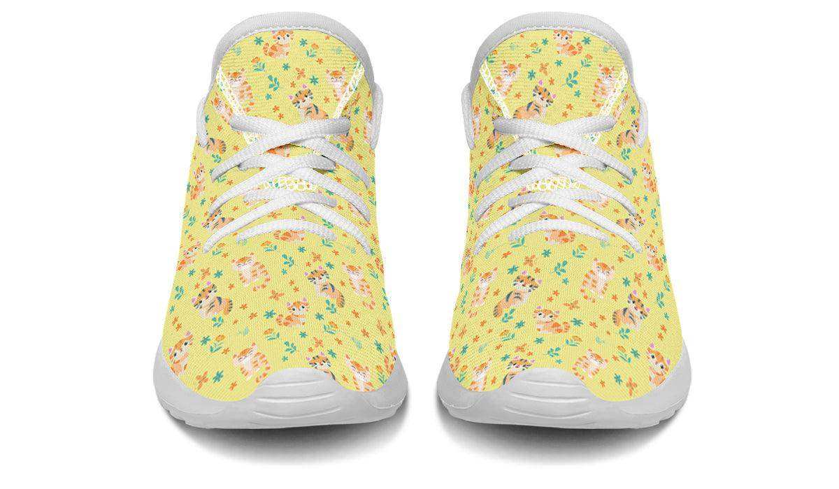 Kids Shoes Sneakers Floral Cats - Skoutley Outdoors LLC