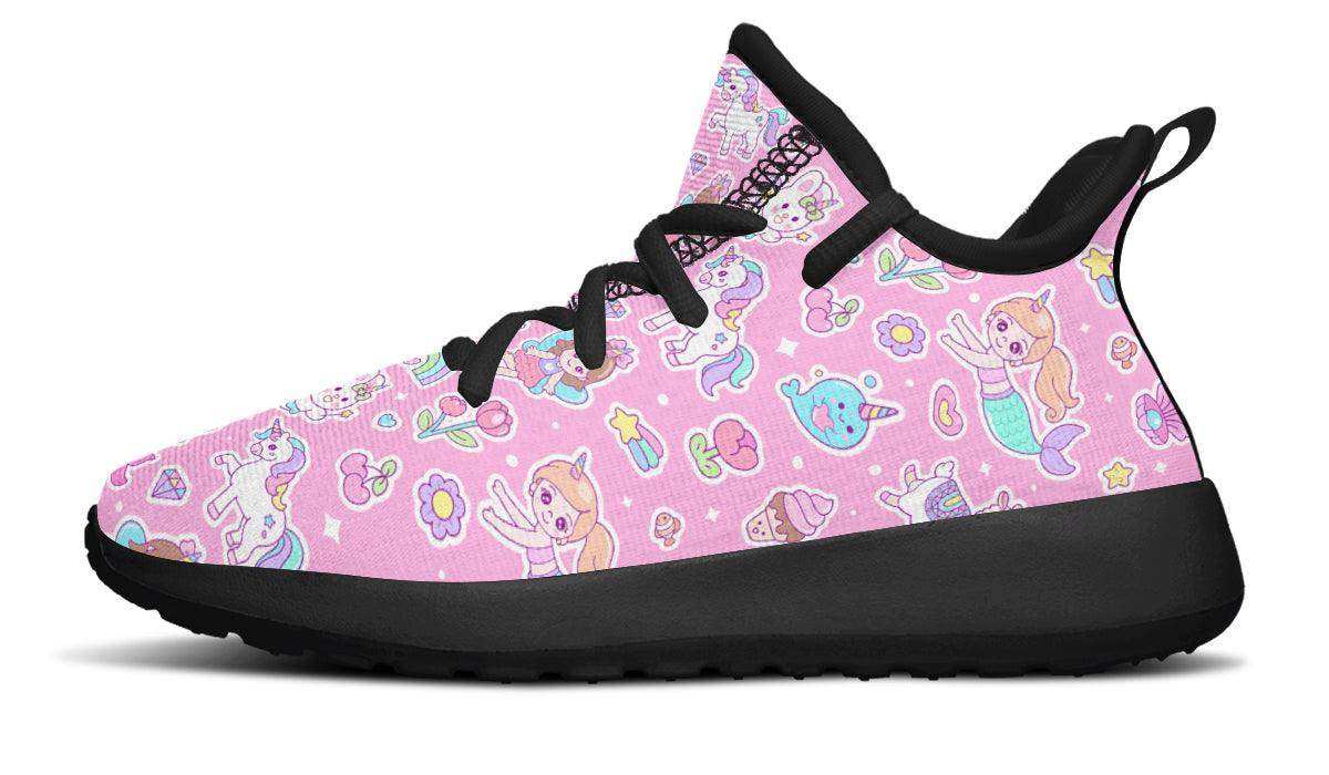 Kids Shoes Sneakers Mermaid And Unicorns - Skoutley Outdoors LLC