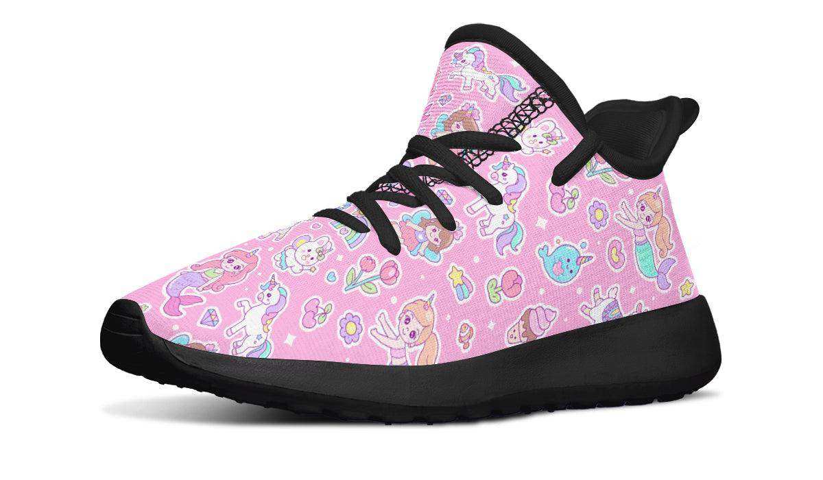 Kids Shoes Sneakers Mermaid And Unicorns - Skoutley Outdoors LLC