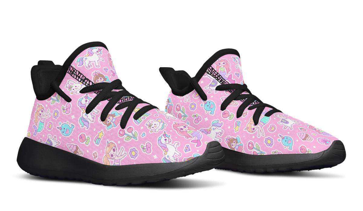 Kids Shoes Sneakers Mermaid And Unicorns - Skoutley Outdoors LLC