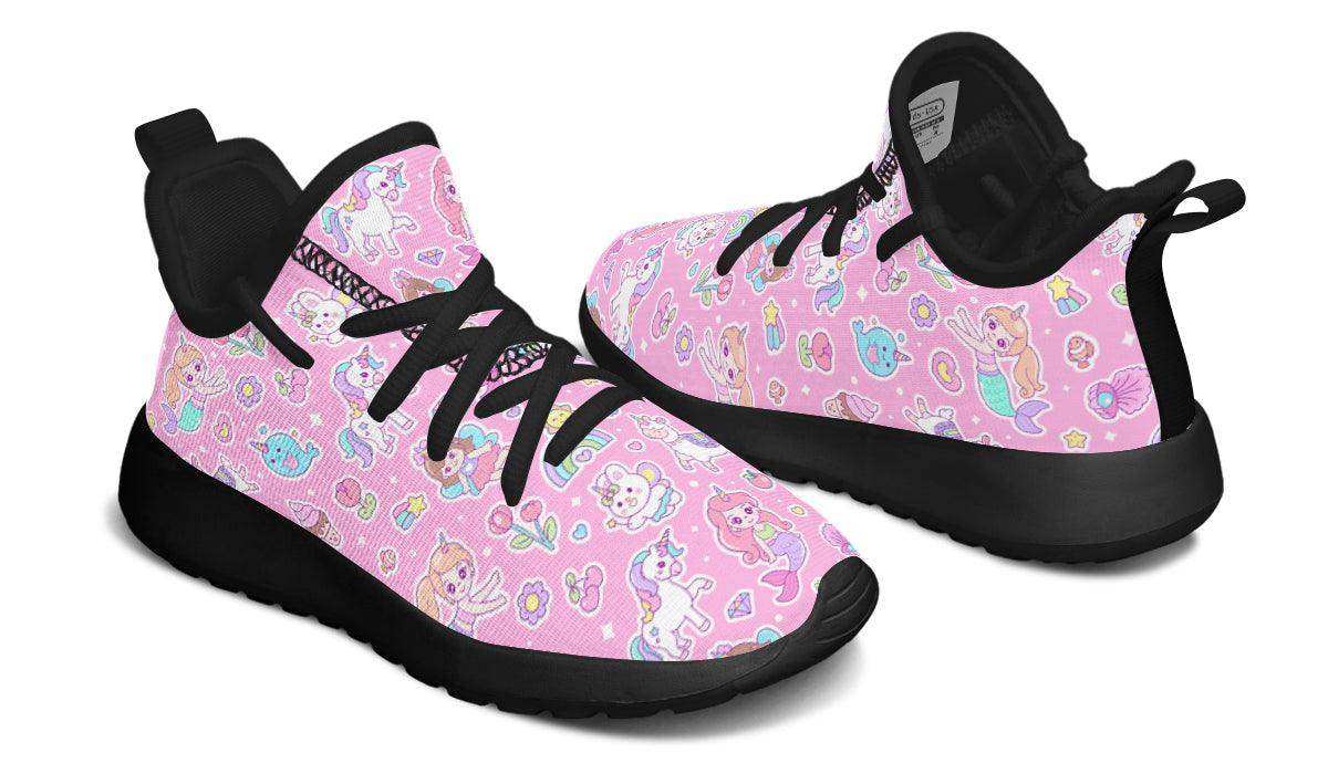 Kids Shoes Sneakers Mermaid And Unicorns - Skoutley Outdoors LLC