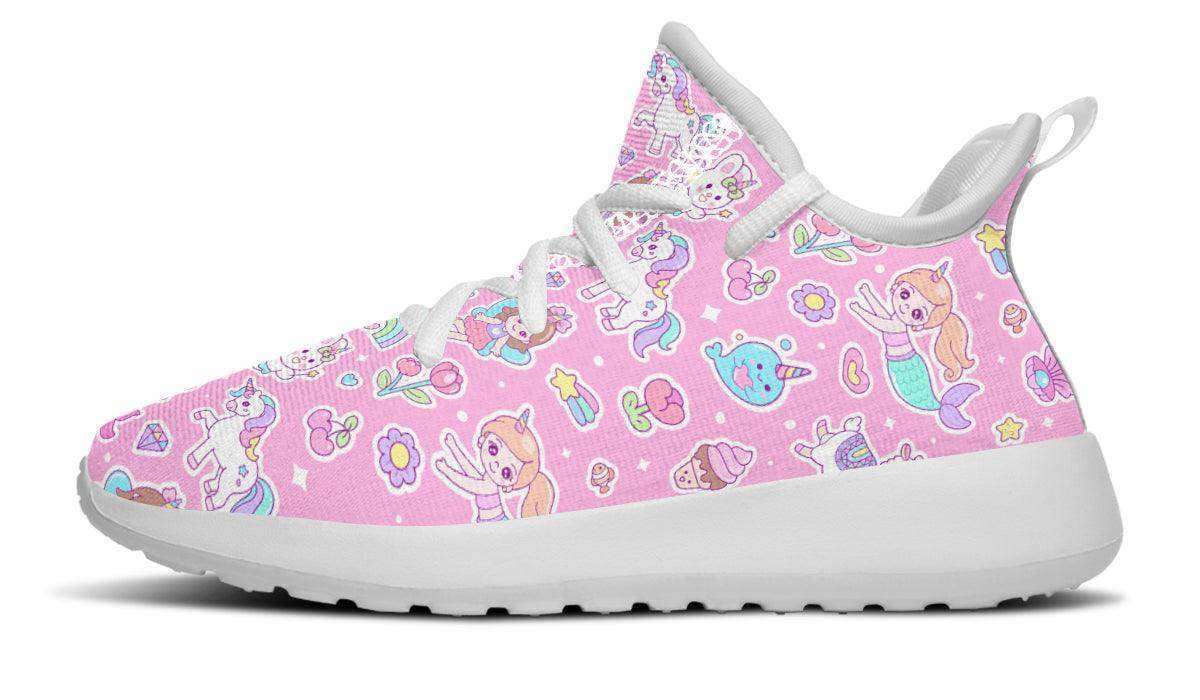 Kids Shoes Sneakers Mermaid And Unicorns - Skoutley Outdoors LLC