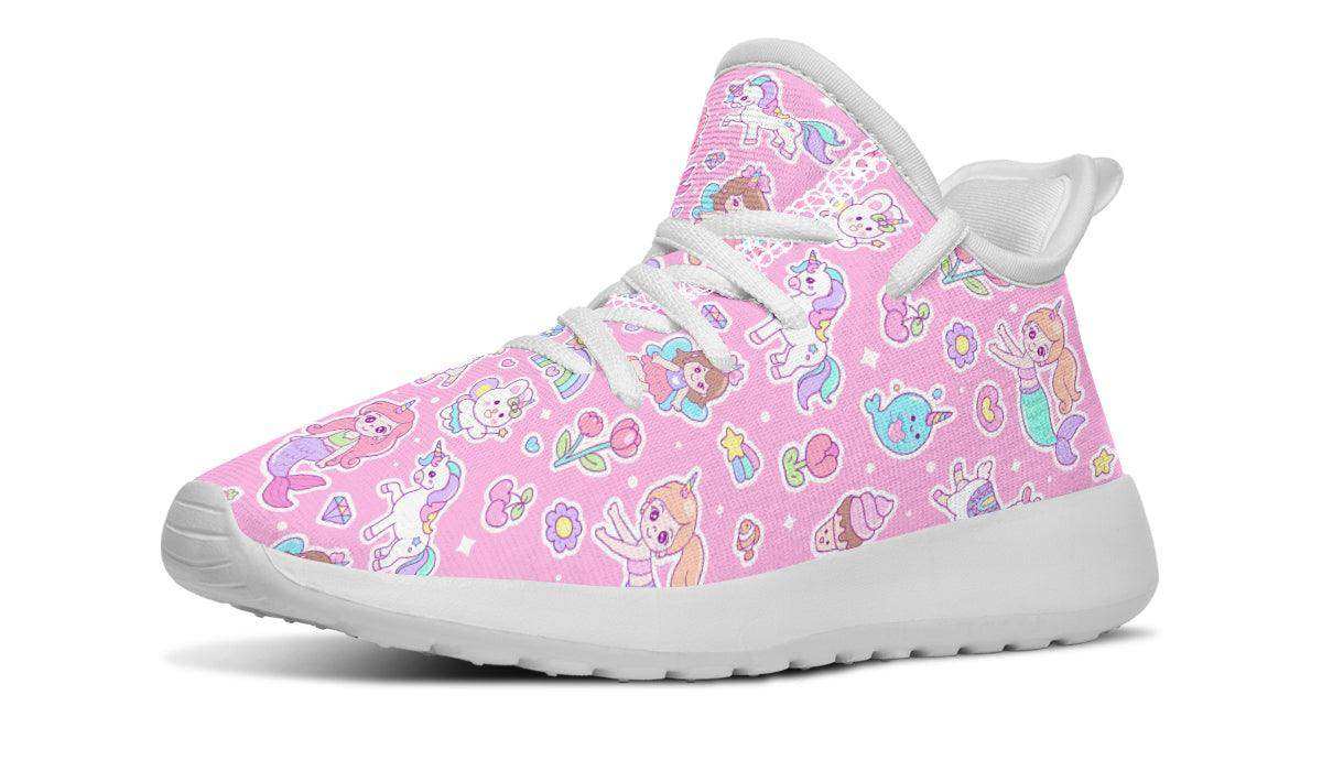 Kids Shoes Sneakers Mermaid And Unicorns - Skoutley Outdoors LLC