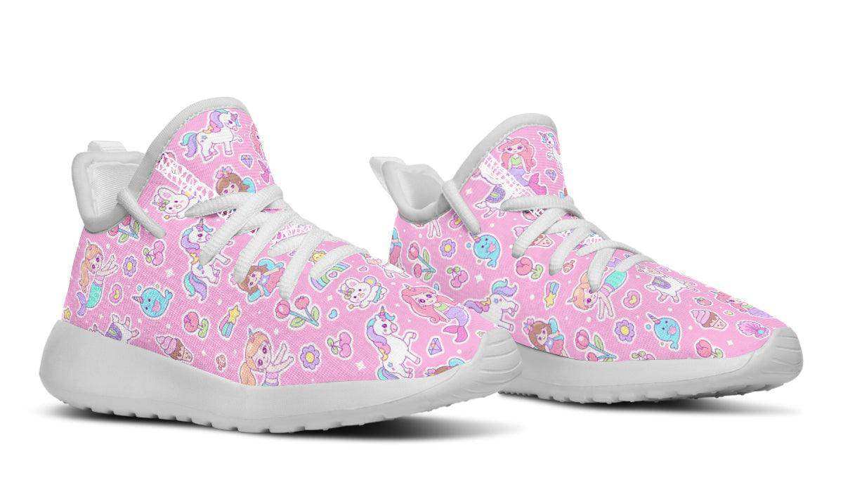 Kids Shoes Sneakers Mermaid And Unicorns - Skoutley Outdoors LLC