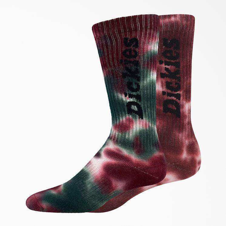 Dickies Tie-Dye Crew Socks - Wine Tie-Dye - Skoutley Outdoors LLC