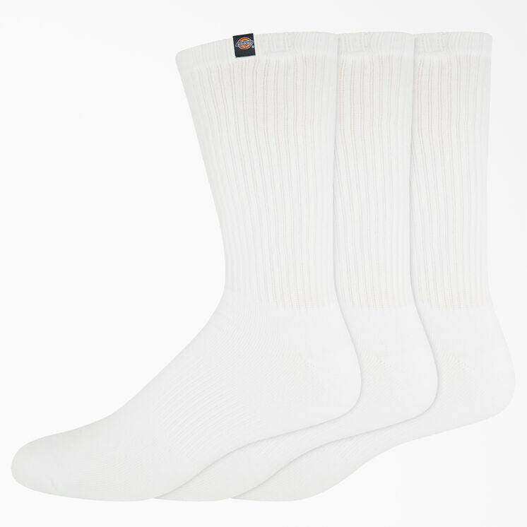 Dickies Label Crew Socks - White - Skoutley Outdoors LLC