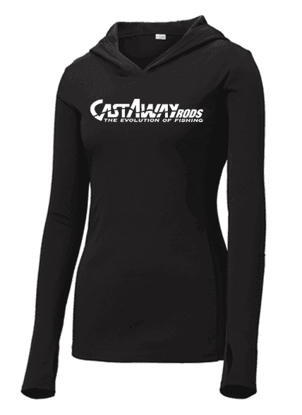 Sport-Tek ® Ladies PosiCharge ® Competitor ™ Black Women's Hooded Pullover - Skoutley Outdoors LLC