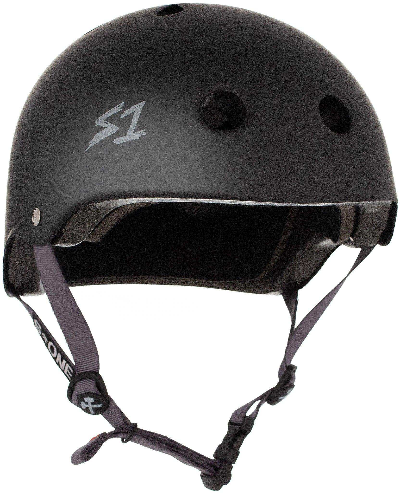 S1 Lifer Helmet - Black Matte/Grey Straps - Skoutley Outdoors LLC