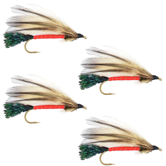 Light Spruce Classic Streamer Flies - Set of 4- Hook Size 4 - Skoutley Outdoors LLC