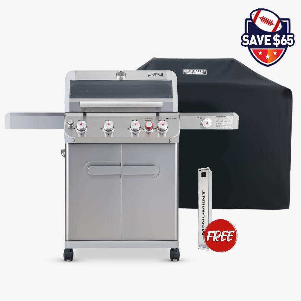 Mesa 415BZ | Stainless Propane Gas Grill - Skoutley Outdoors LLC