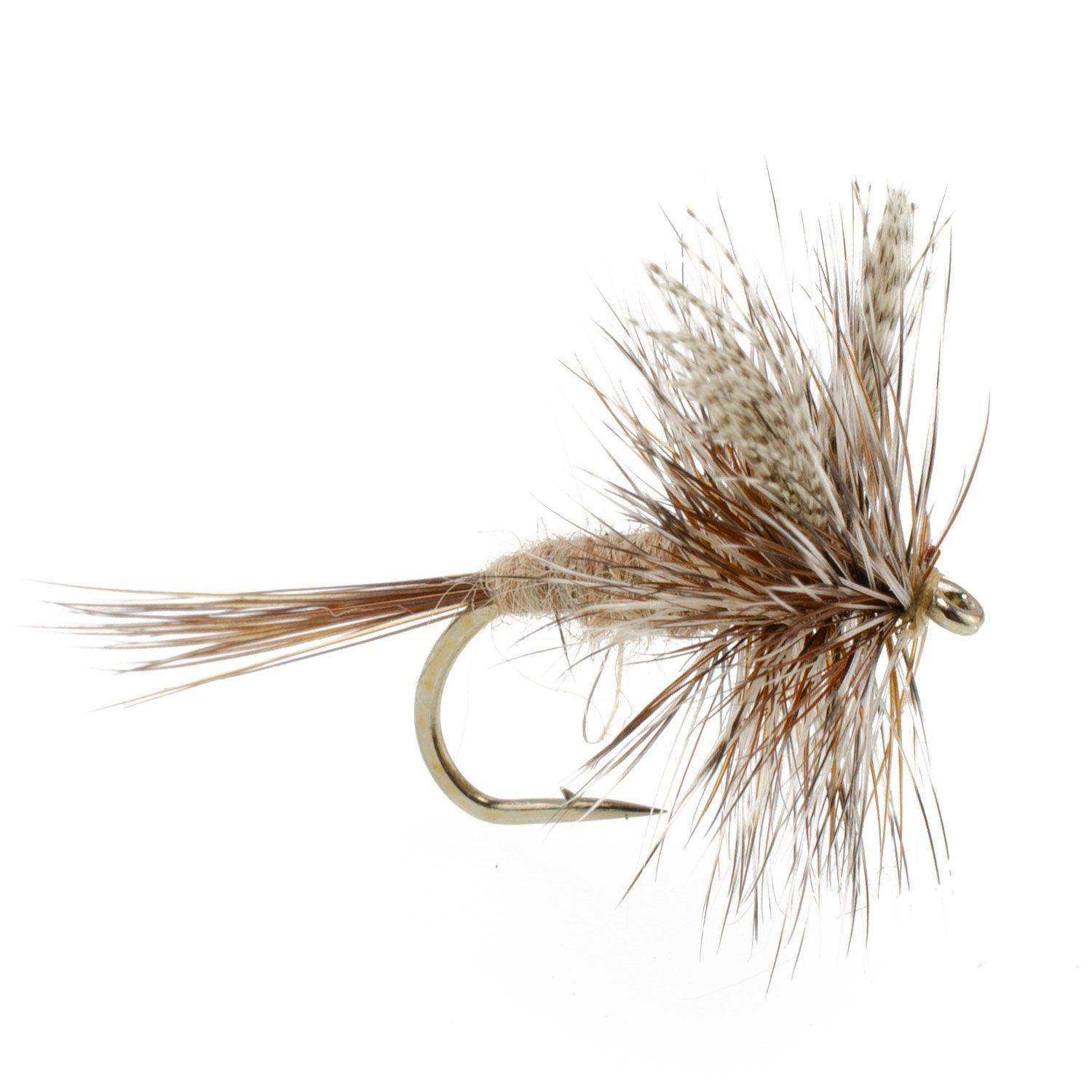 March Brown Classic Dry Fly - 1 Dozen Flies Hook Size 12 - Skoutley Outdoors LLC