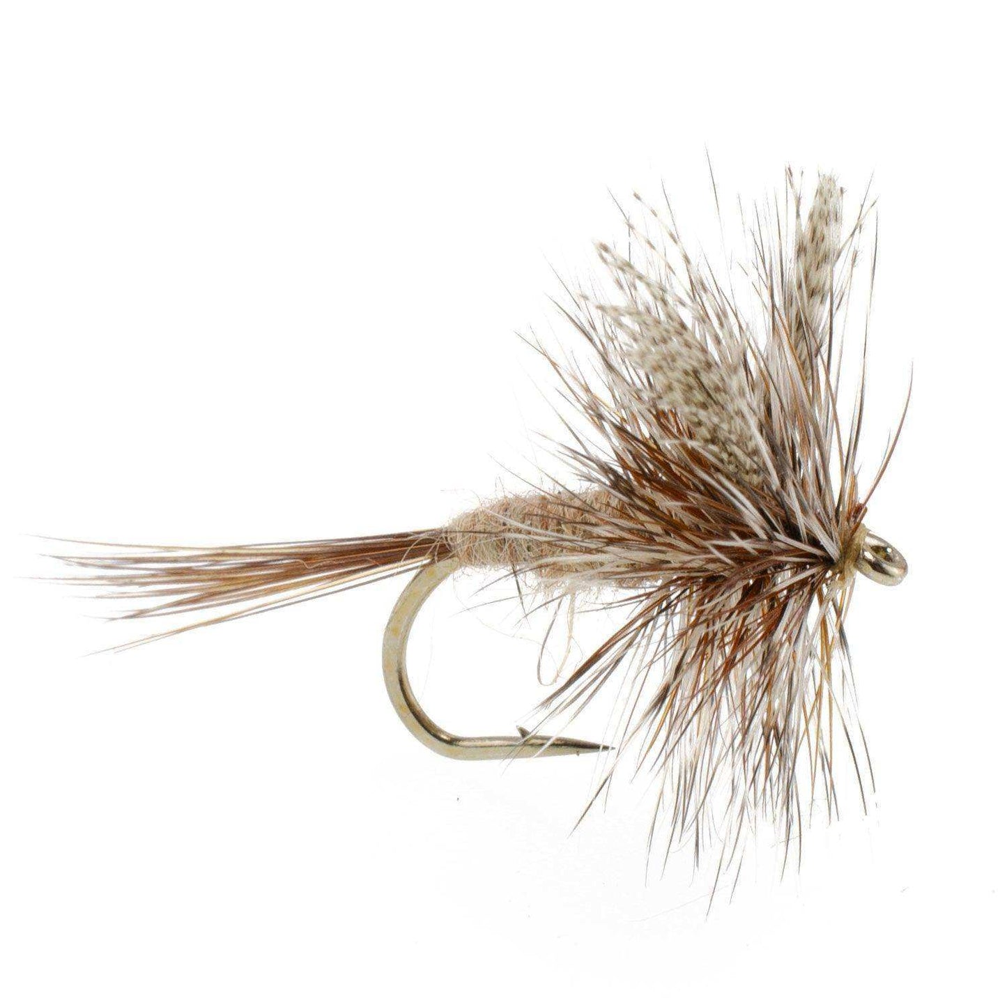 March Brown Classic Dry Fly - 6 Flies Hook Size 12 - Skoutley Outdoors LLC