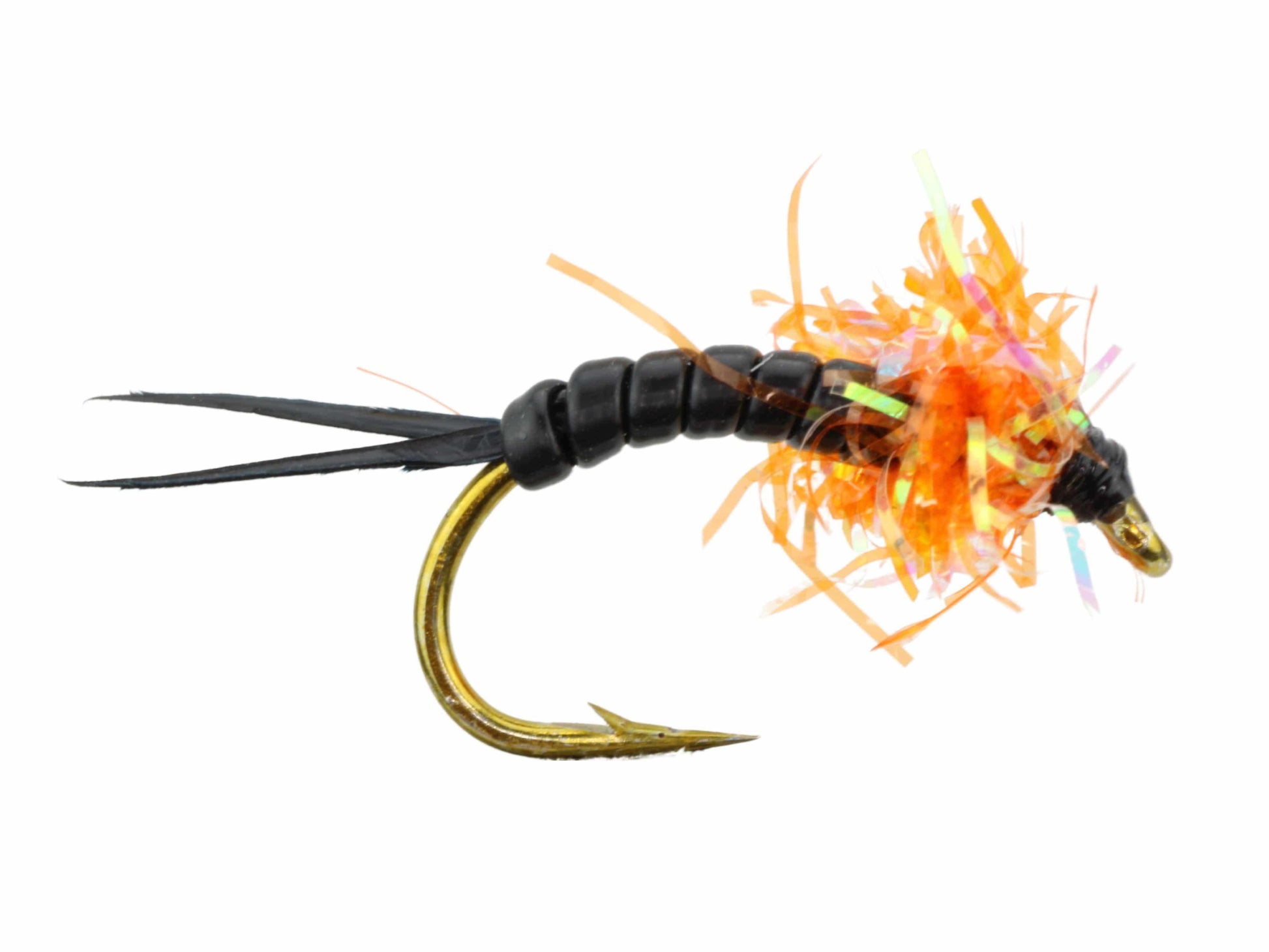 Estaz Stonefly, Size 6 | Metallic Orange | Qty. 6 | Wild Water Fly Fishing - Skoutley Outdoors LLC