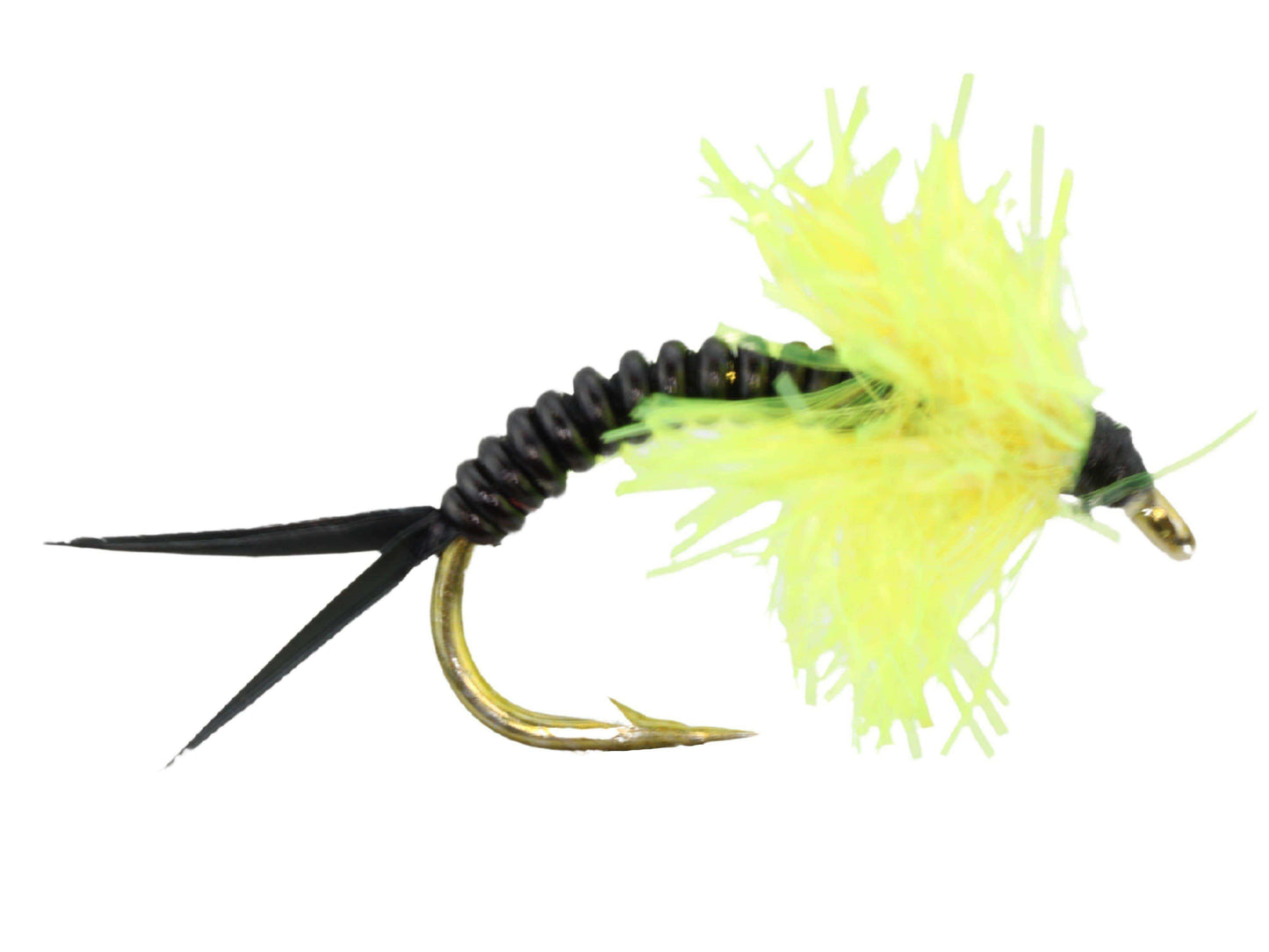 Estaz Stonefly, Size 6 | Metallic Yellow | Qty. 6 | Wild Water Fly Fishing - Skoutley Outdoors LLC