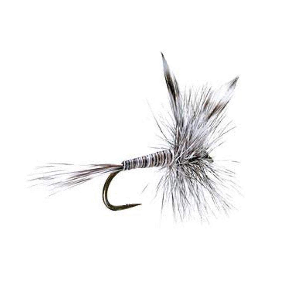 Barbless Mosquito Classic Trout Dry Fly Fishing 6 Flies - Hook Size 12 - Skoutley Outdoors LLC