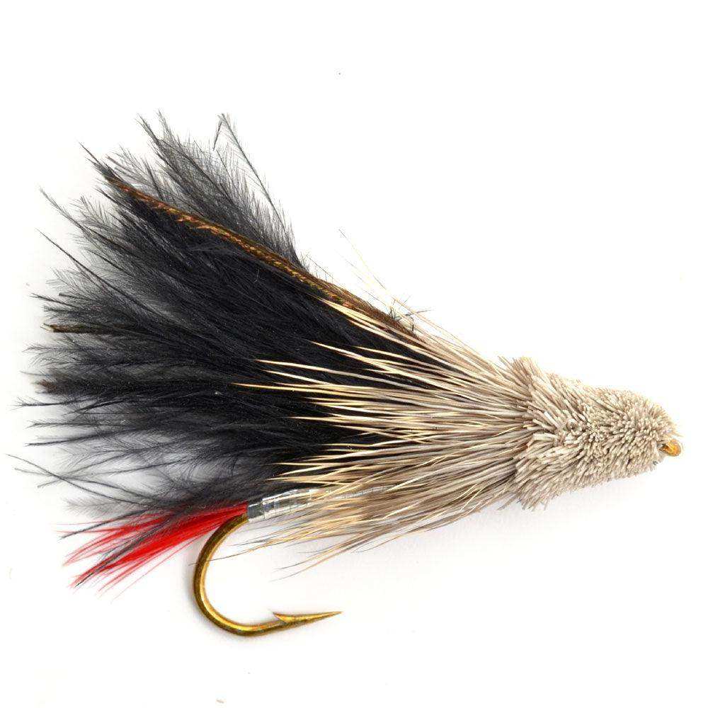 Black Marabou Muddler Minnow Streamer Flies - 4 Fly Fishing Flies - Hook Size 4 - Skoutley Outdoors LLC