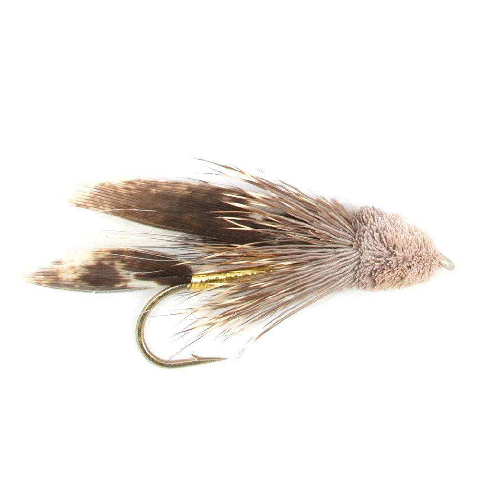 3 Pack Muddler Minnow Trout and Bass Streamer Fly - Hook Size 10 - Skoutley Outdoors LLC