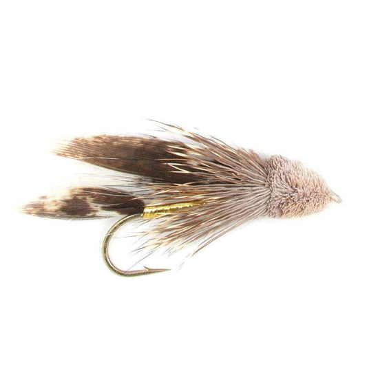 Muddler Minnow Fly Fishing Flies - Classic Bass and Trout Streamers - 1 Dozen Flies Hook Size 4 - Skoutley Outdoors LLC