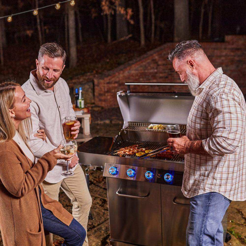 77352 | Full Stainless Propane Gas Grill - Skoutley Outdoors LLC