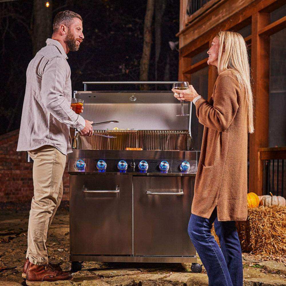 77352 | Full Stainless Propane Gas Grill - Skoutley Outdoors LLC