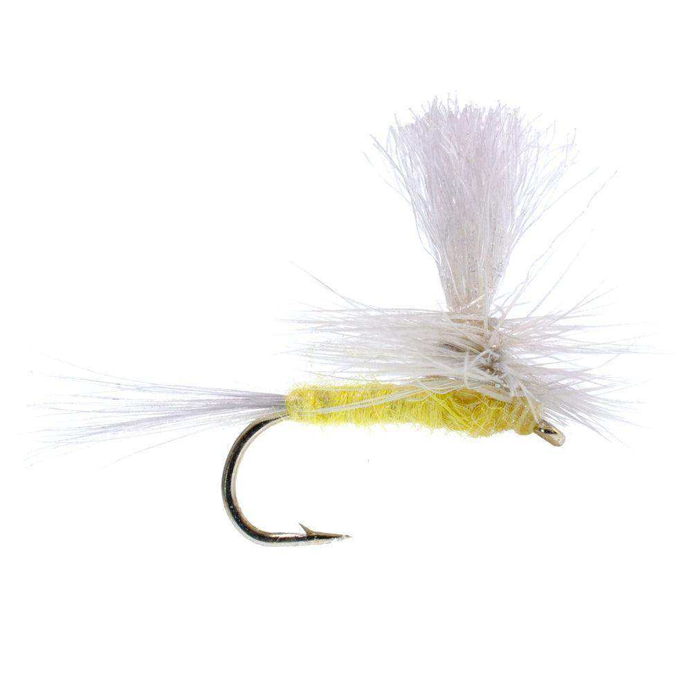 3 Pack Pale Morning Dun Parachute PMD Classic Dry Fly Hook Size 14 - Skoutley Outdoors LLC