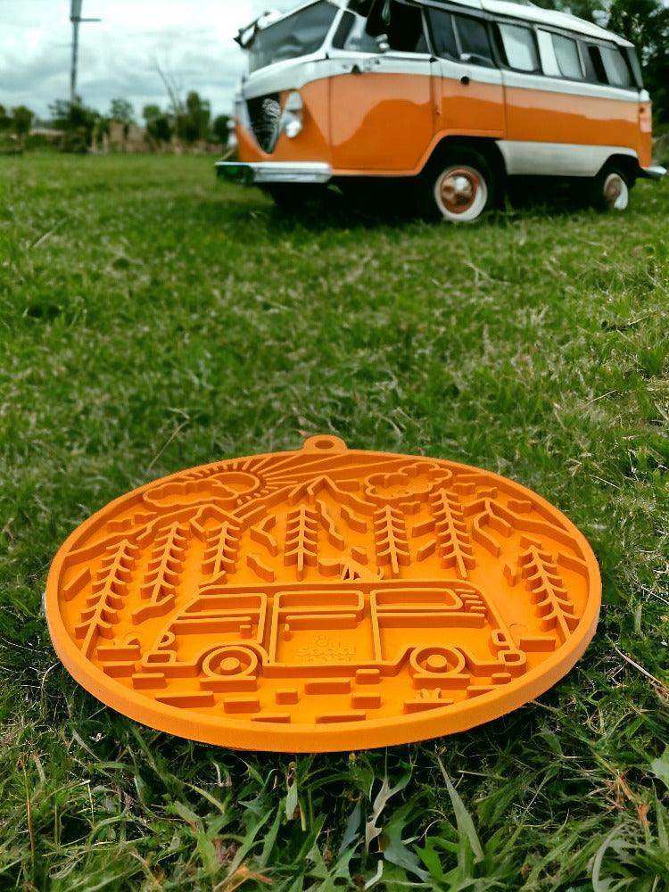 Camp Design eMat Enrichment Lick Mat With Suction Cups - Skoutley Outdoors LLC