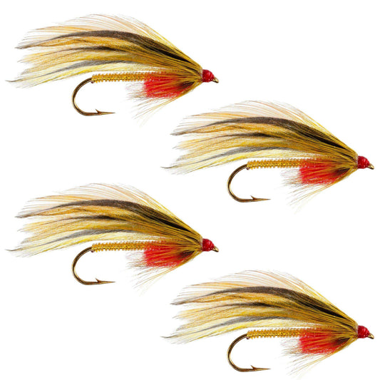 Platte River Special Classic Streamer Flies - Set of 4- Hook Size 4 - Skoutley Outdoors LLC