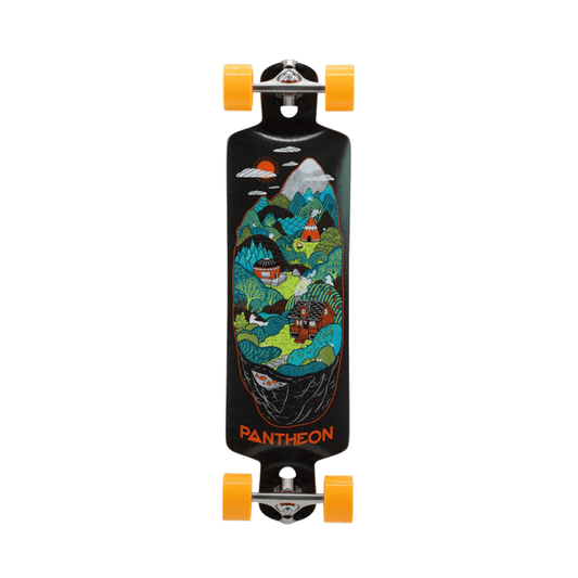 Pantheon CARBON Trip “Indian Hills” Longboard Complete - 33.25" - Skoutley Outdoors LLC