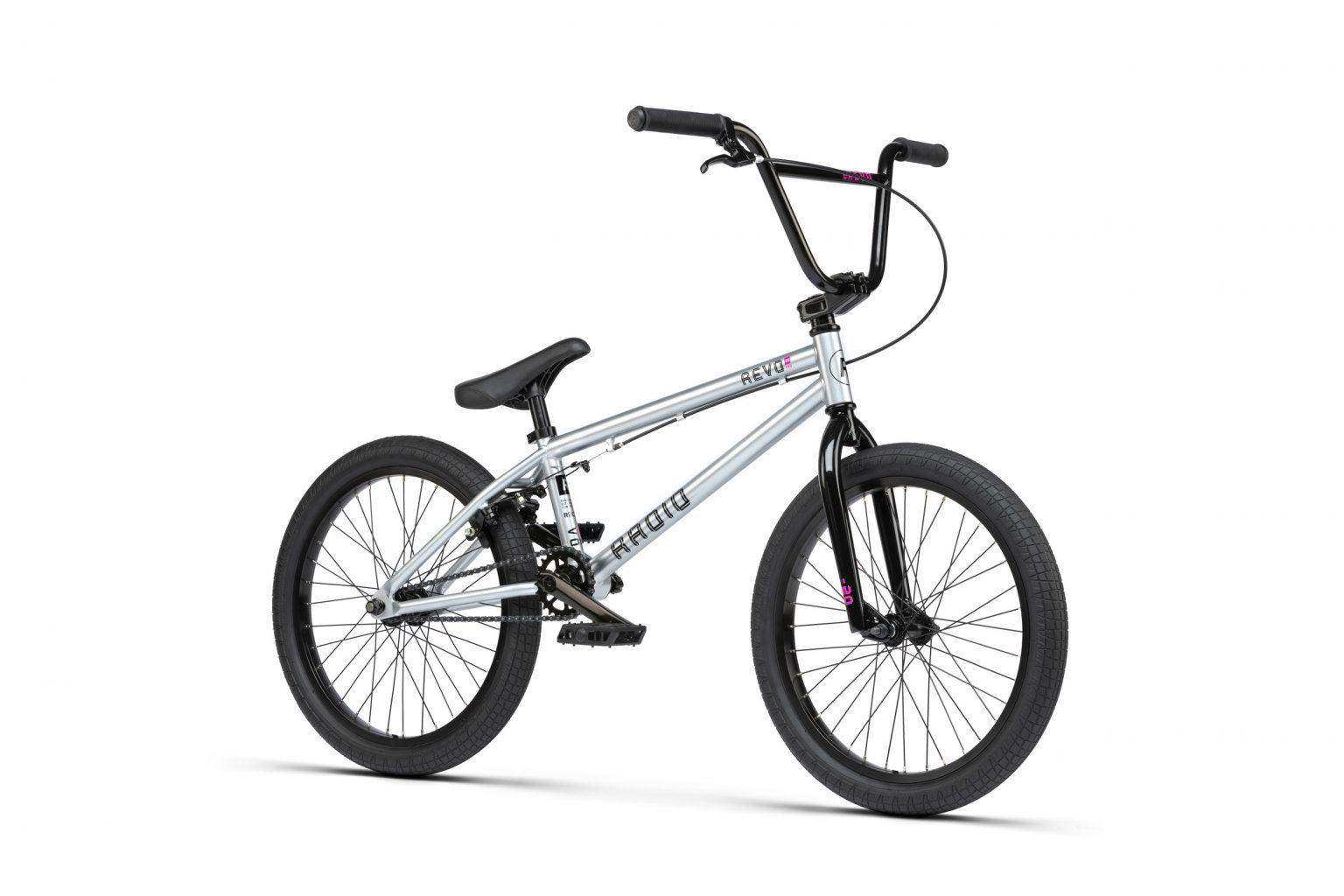 Radio 2021 Revo 20″ Pro Complete BMX Bike - Silver - Skoutley Outdoors LLC