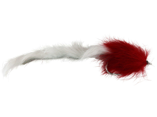 Red and White Pike Fly Tying Material Kit, size 3/0 | Wild Water Fly Fishing - Skoutley Outdoors LLC