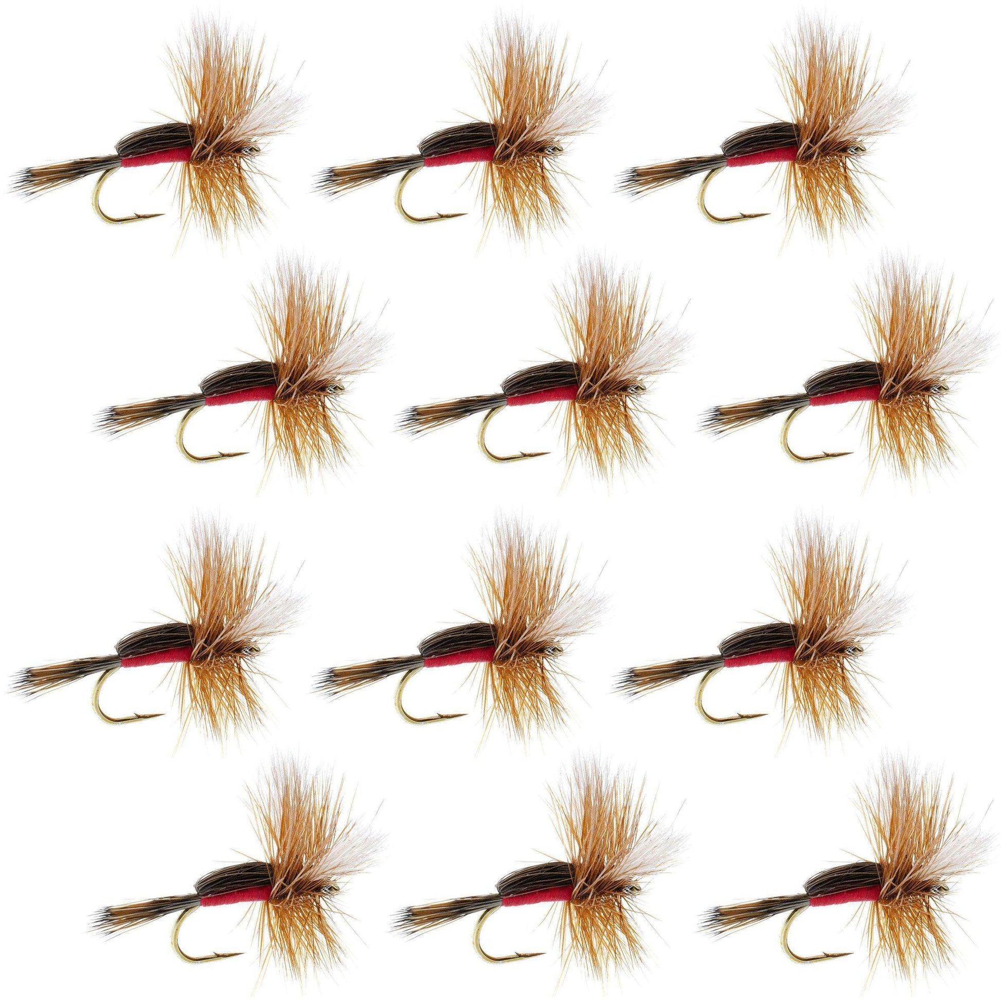 Royal Humpy Classic Hair Wing Dry Fly - 1 Dozen Flies Hook Size 8 - Skoutley Outdoors LLC