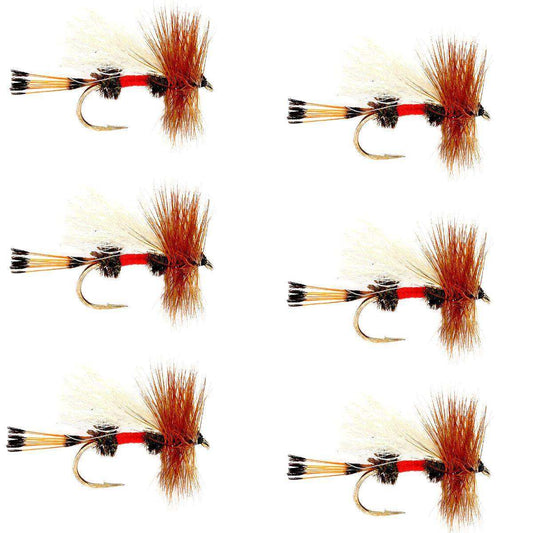 Royal Trude Classic Hair Wing Dry Fly -6 Flies Hook Size 14 - Skoutley Outdoors LLC