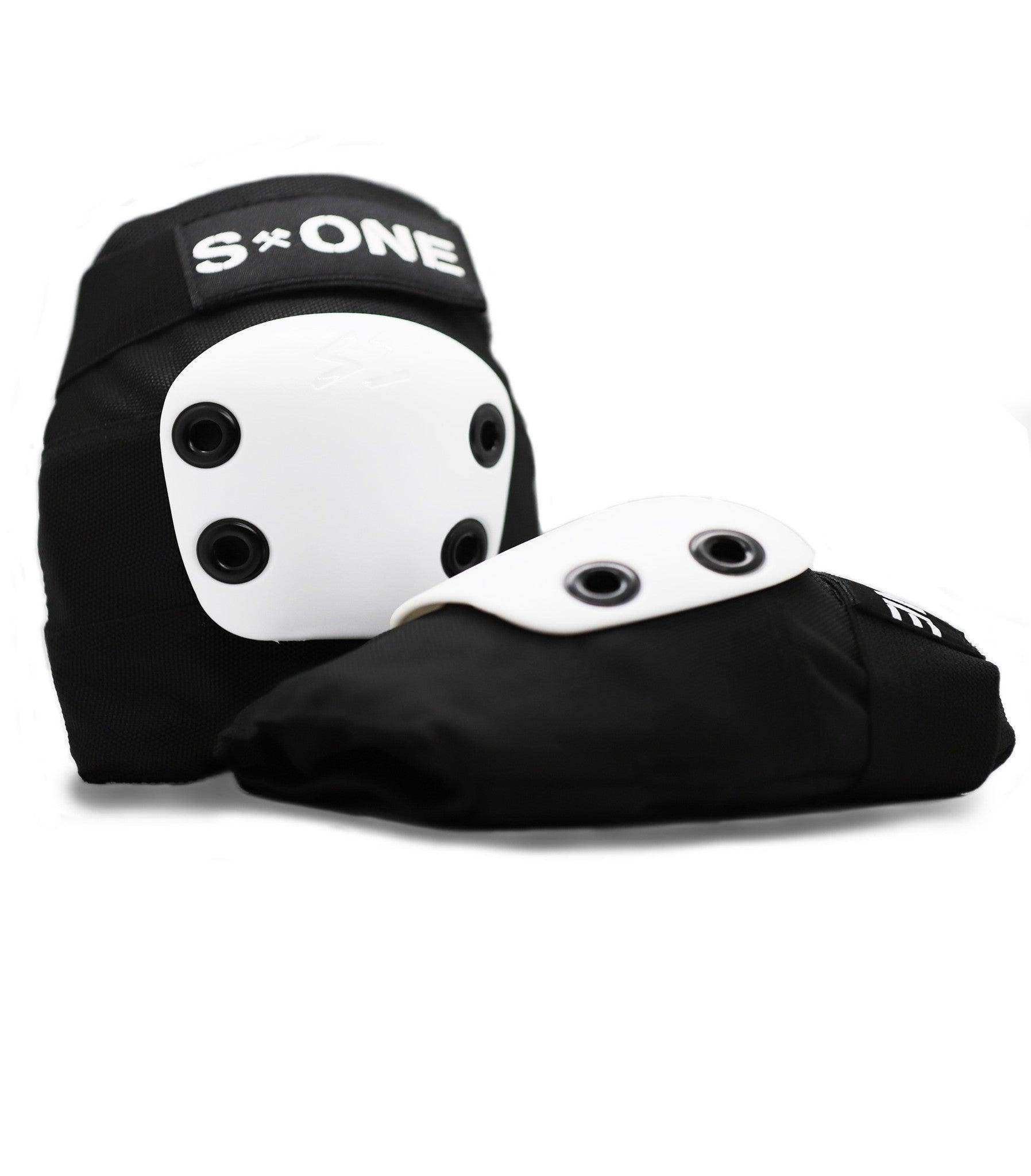 S1 Elbow Pads - Black/White - Skoutley Outdoors LLC