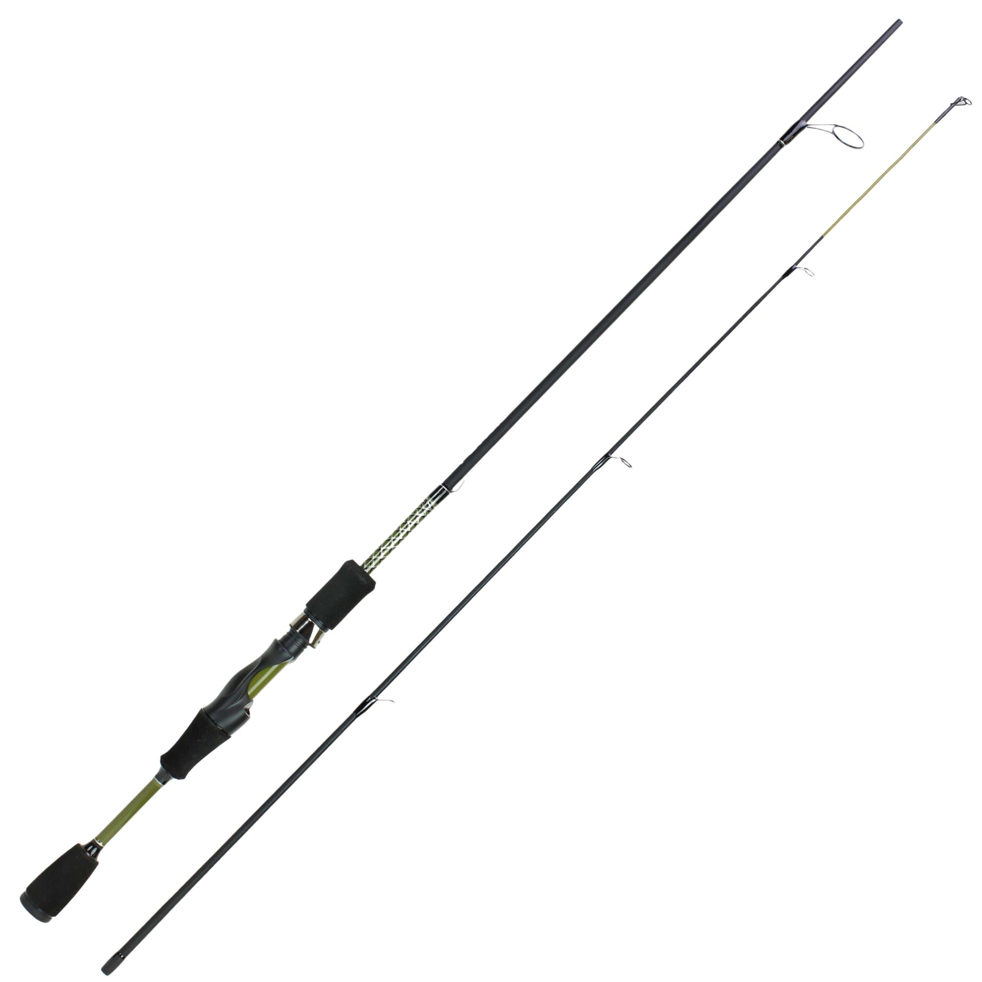 5'6" Light Action Spinning Rod and Reel Package, 2 Piece Fiberglass/Graphite Spinning Rod |3000 Spinning Reel | FORTIS - Skoutley Outdoors LLC