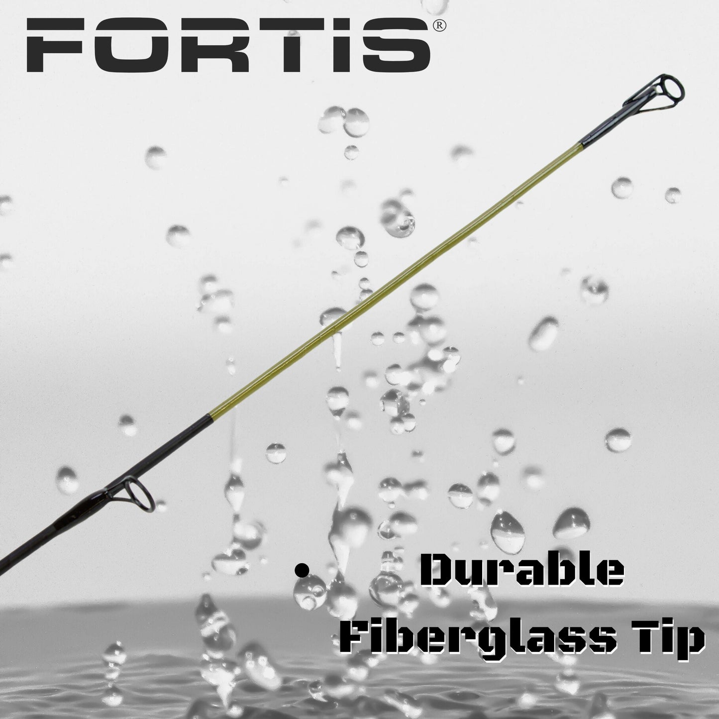 5'6" Light Action Spinning Rod and Reel Package, 2 Piece Fiberglass/Graphite Spinning Rod |3000 Spinning Reel | FORTIS - Skoutley Outdoors LLC