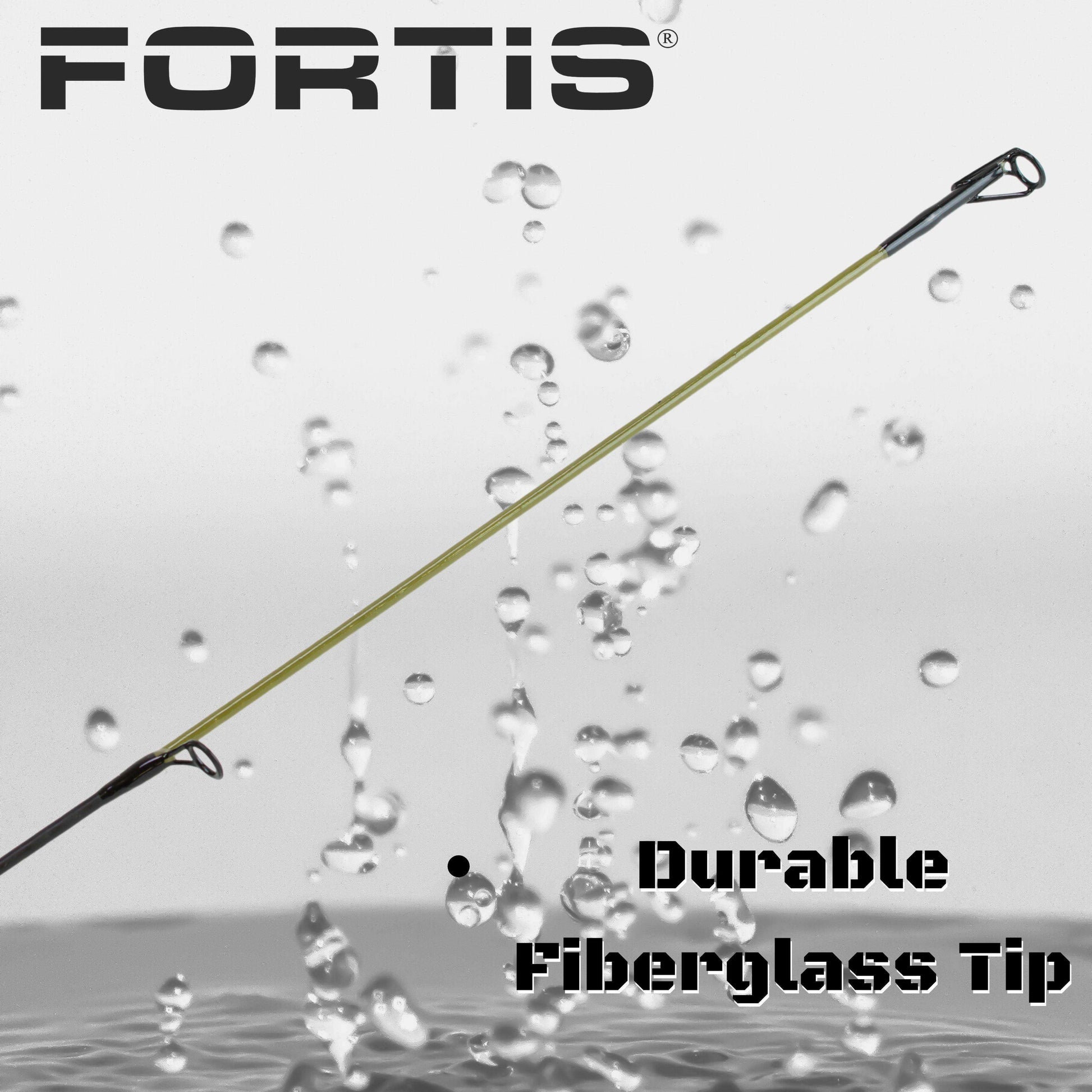 7' Medium Action 2 Piece Fiberglass/Graphite Spinning Rod and 4000 Spinning Reel Package | FORTIS - Skoutley Outdoors LLC