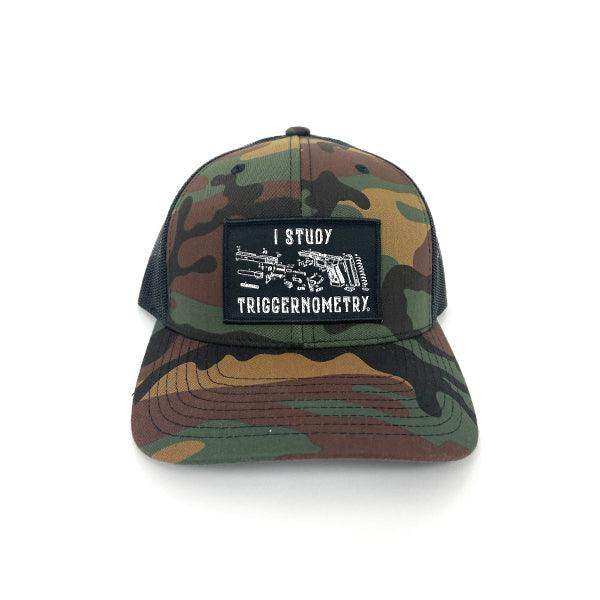 I Study Triggernometry Woven Patch Hat - Skoutley Outdoors LLC