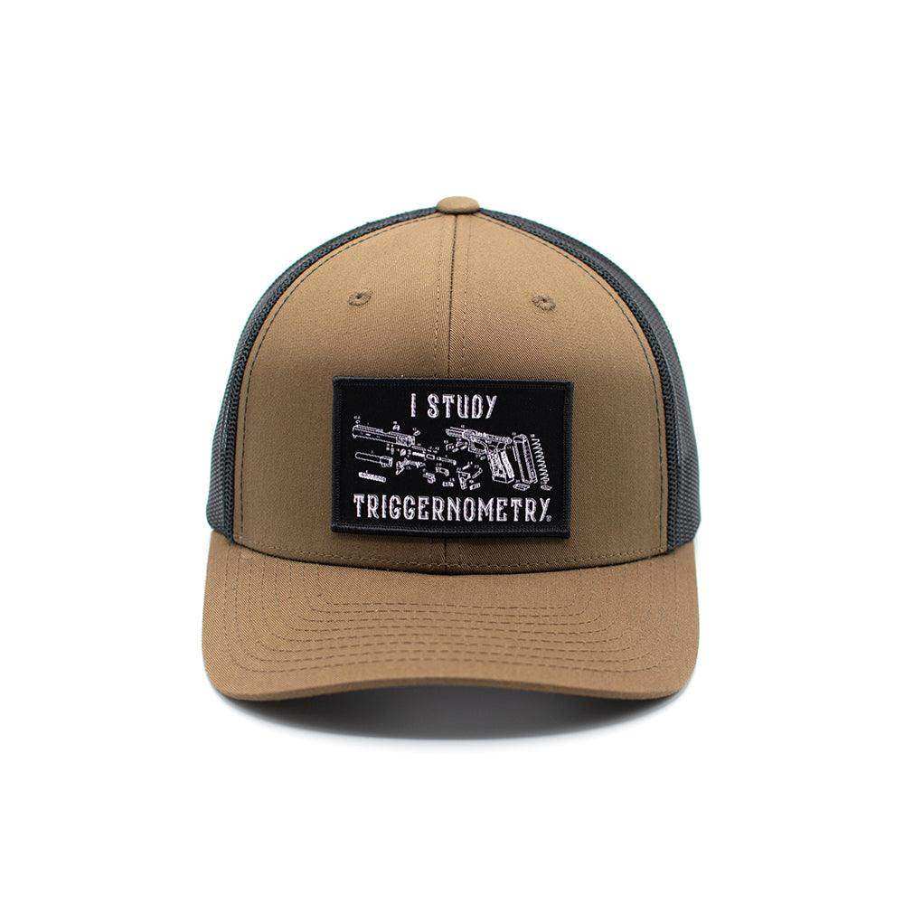 I Study Triggernometry Woven Patch Hat - Skoutley Outdoors LLC