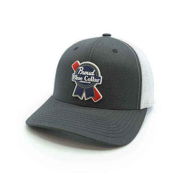 Proud Blue Collar American Hat PVC Patch - Skoutley Outdoors LLC