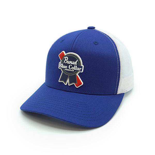 Proud Blue Collar American Hat PVC Patch - Skoutley Outdoors LLC