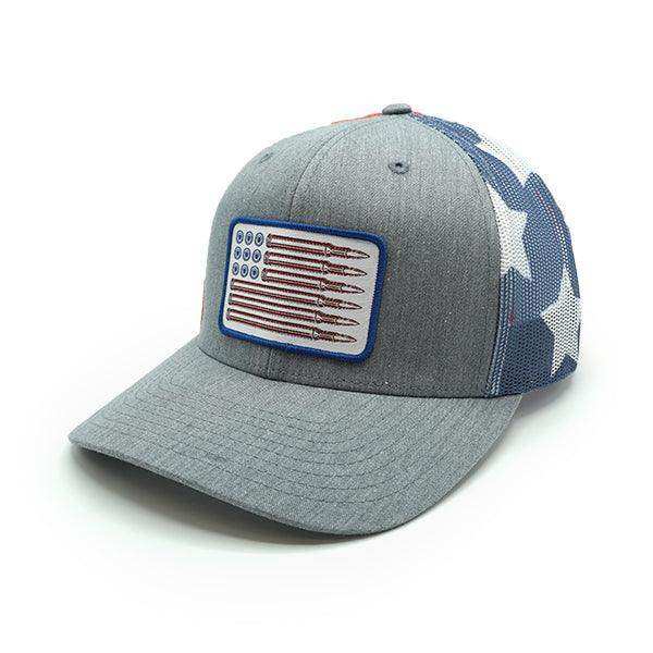 USA Bullet Flag Woven Patch Hat - Skoutley Outdoors LLC