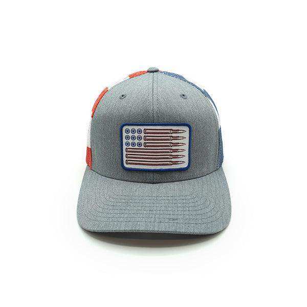 USA Bullet Flag Woven Patch Hat - Skoutley Outdoors LLC