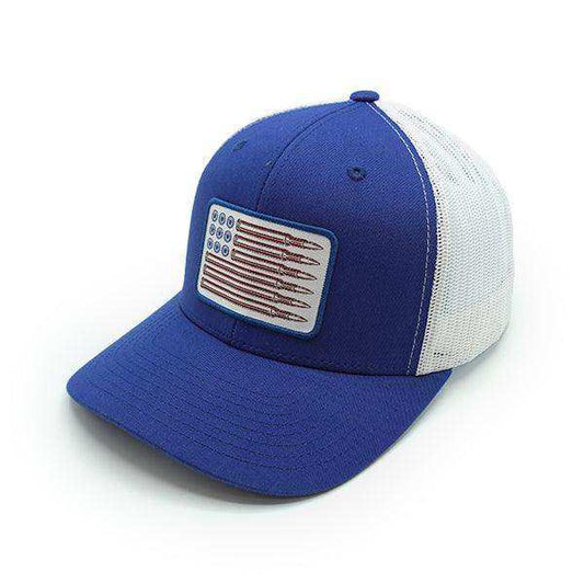 USA Bullet Flag Woven Patch Hat - Skoutley Outdoors LLC