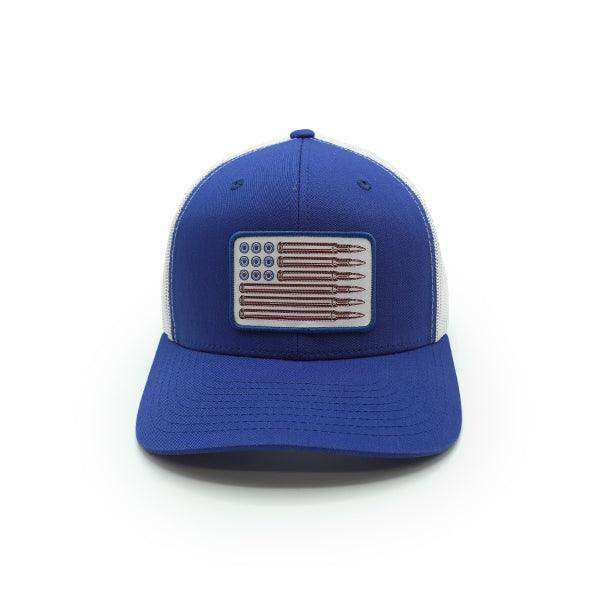 USA Bullet Flag Woven Patch Hat - Skoutley Outdoors LLC