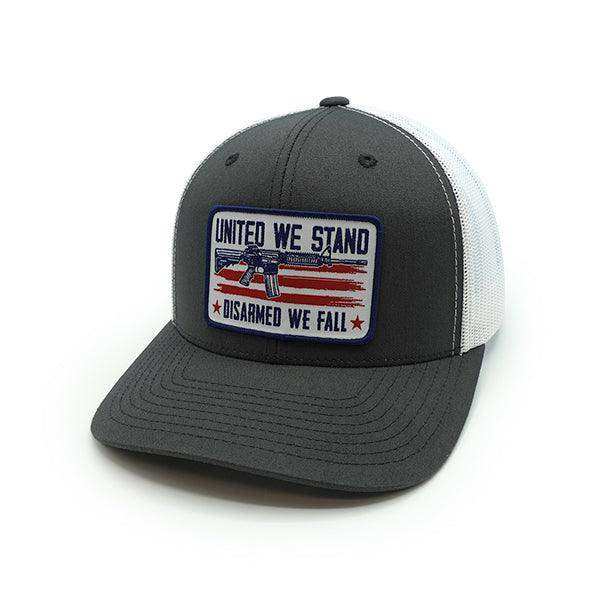 United We Stand Disarmed We Fall Woven Patch Hat - Skoutley Outdoors LLC