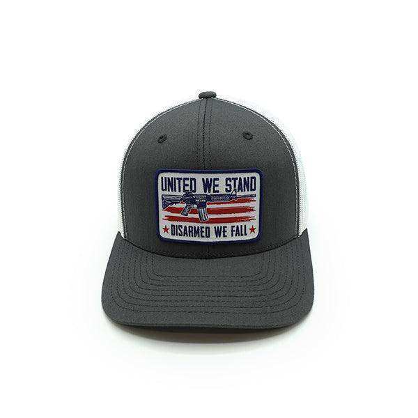 United We Stand Disarmed We Fall Woven Patch Hat - Skoutley Outdoors LLC