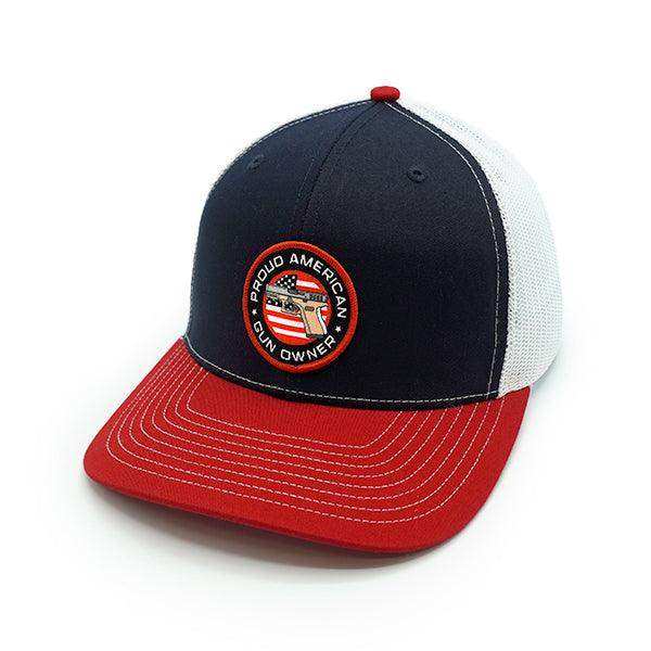 Proud American Gun Owner Woven Patch Hat - Skoutley Outdoors LLC