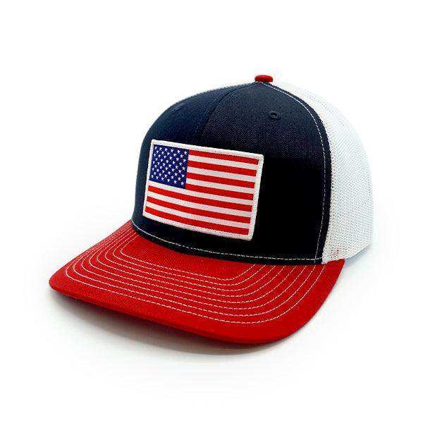 USA Flag Woven Patch Hat - Skoutley Outdoors LLC