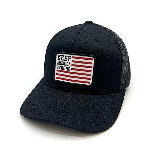 Keep America Strong Flag Woven Patch Hat - Skoutley Outdoors LLC