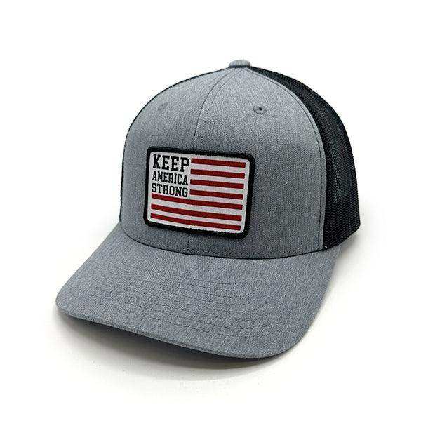 Keep America Strong Flag Woven Patch Hat - Skoutley Outdoors LLC